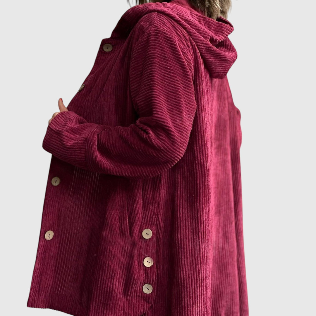 Cordia | Bársonyos kapucnis pulóver Cordia