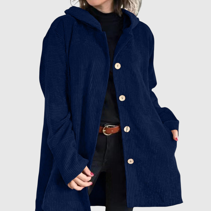 Cordia | Bársonyos kapucnis pulóver Cordia