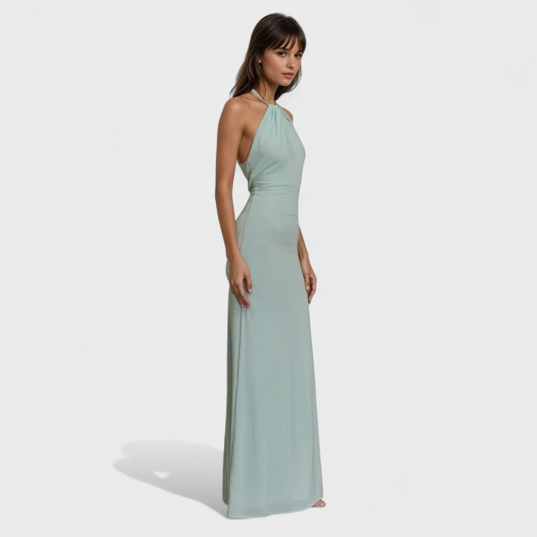 Elina | Elegáns halter dekoltázsú ruha