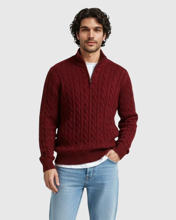 Csanád | Férfi prémium pamut pulóver