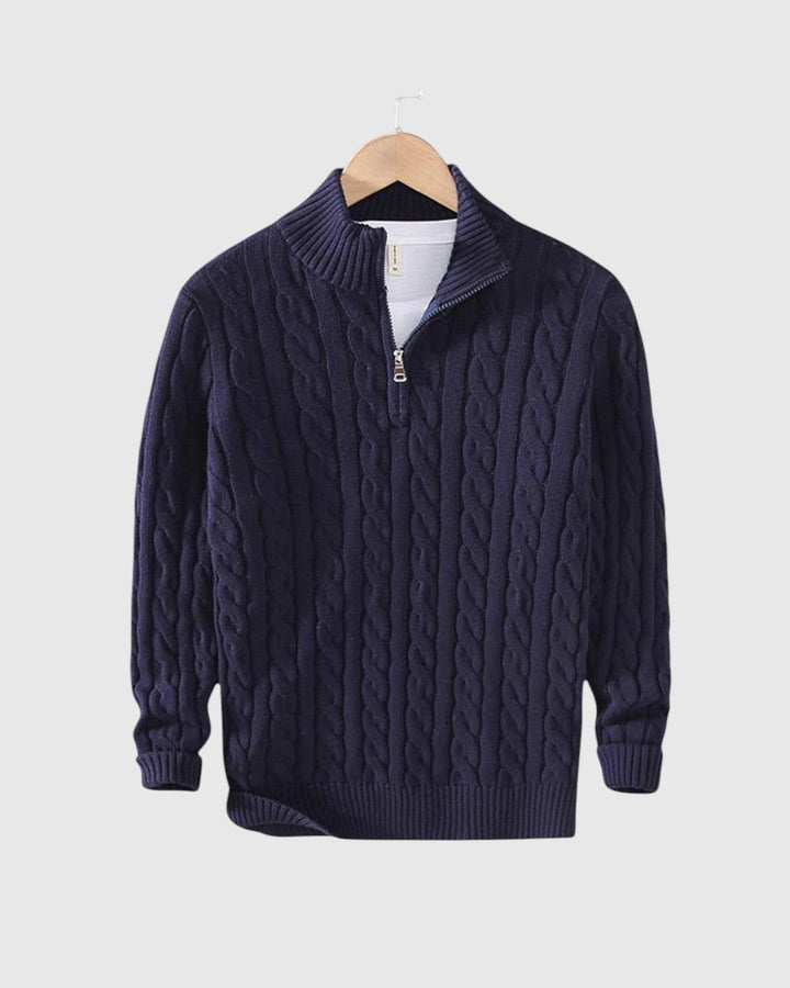 Csanád | Férfi prémium pamut pulóver