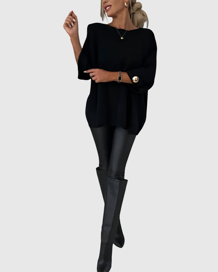 Janel | Laza elegáns pulóver mindennapokra