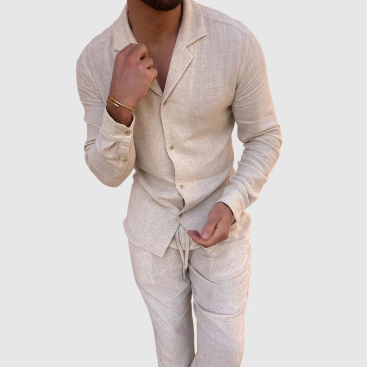 Jenő | Kényelmes elegáns vászon szett