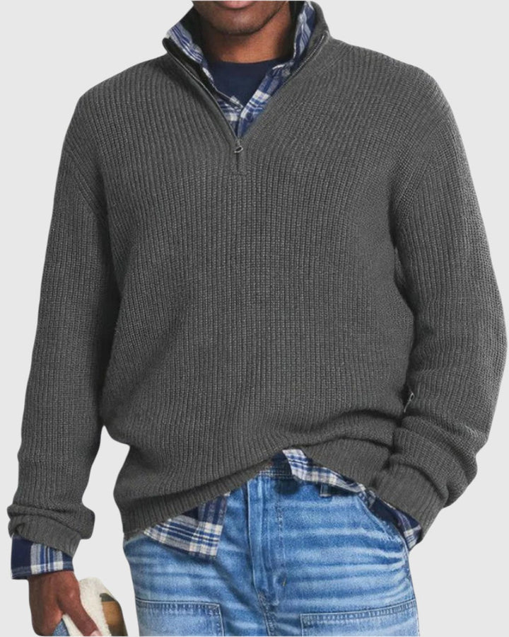 Nimród | Elegáns cipzáras pulóver kényelem