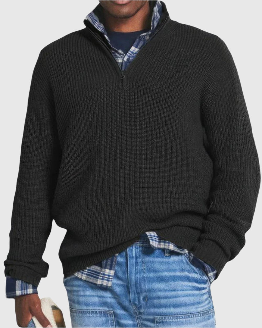 Nimród | Elegáns cipzáras pulóver kényelem