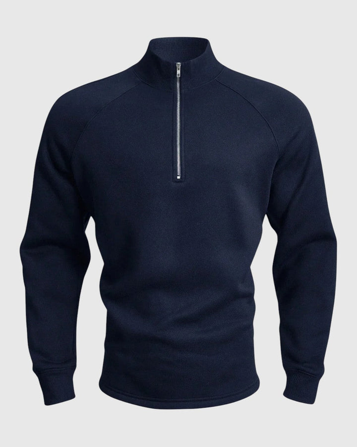 Tivadar | Prémium állógalléros férfi pulóver