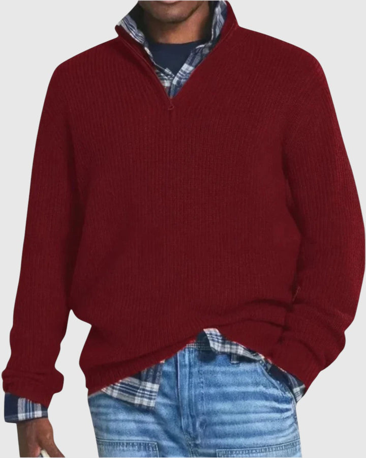 Nimród | Elegáns cipzáras pulóver kényelem