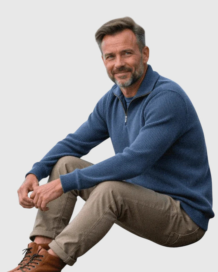 Nimród | Elegáns cipzáras pulóver kényelem