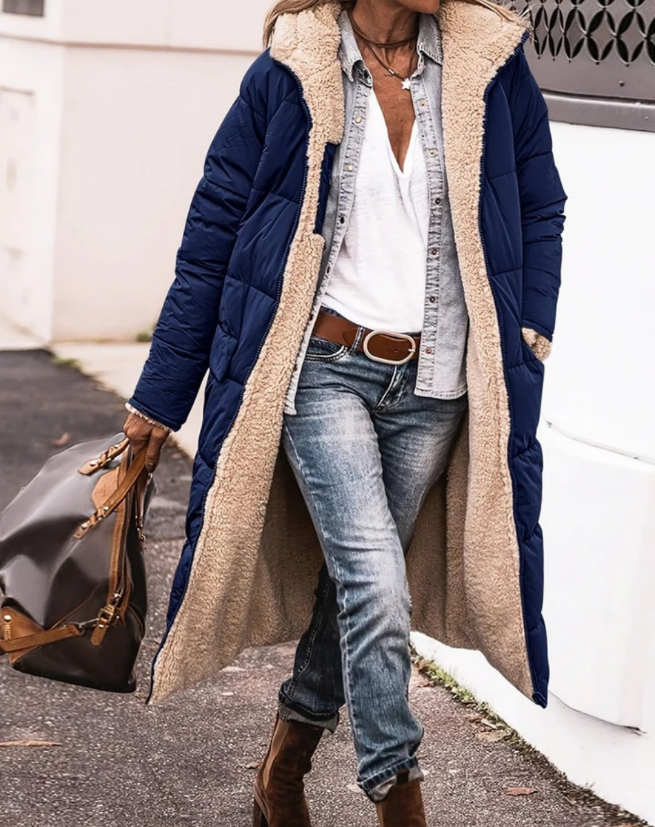 Dalma | Meleg időtlen stílusú kabát