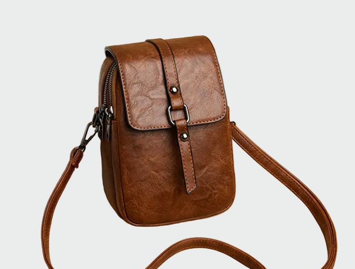 Virág | Kicsi fekete elegáns válltáska