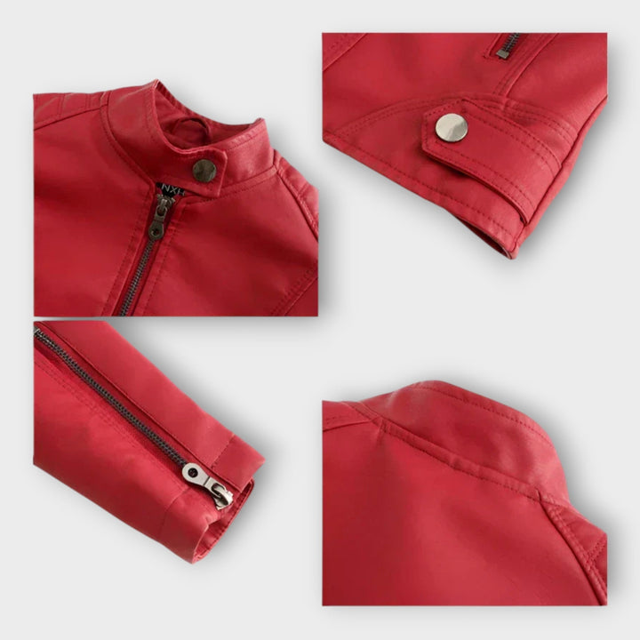 Nóra | Elegáns bőrkabát minden alkalomra