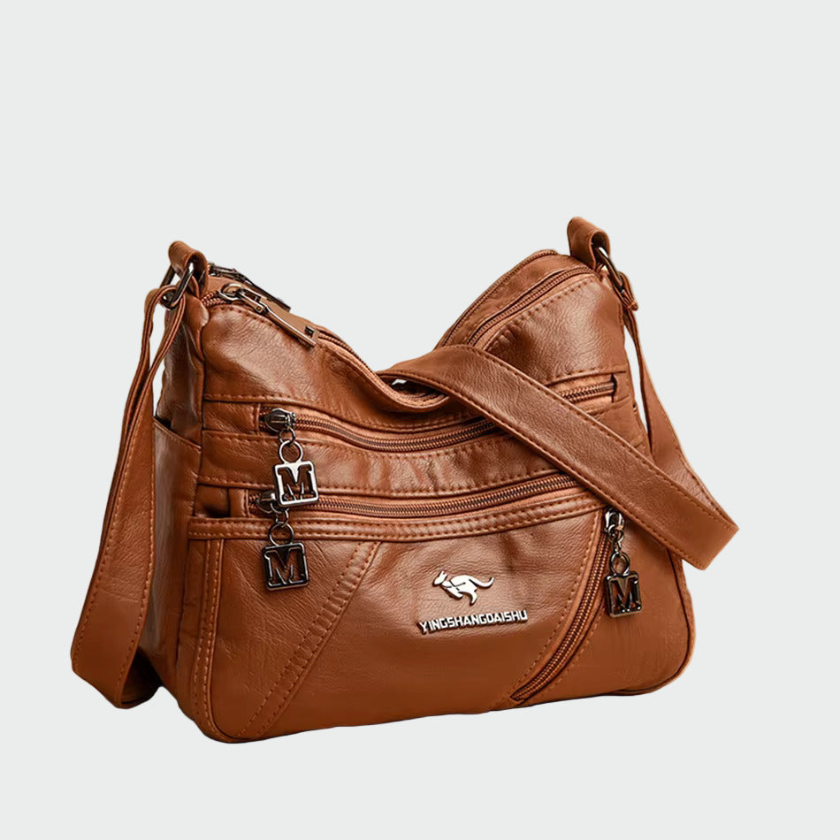 Dóra | Elegáns fekete válltáska praktikus