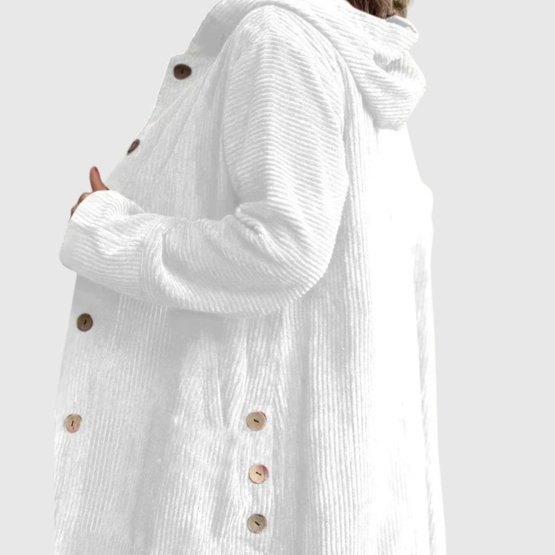 Cordia | Bársonyos kapucnis pulóver Cordia