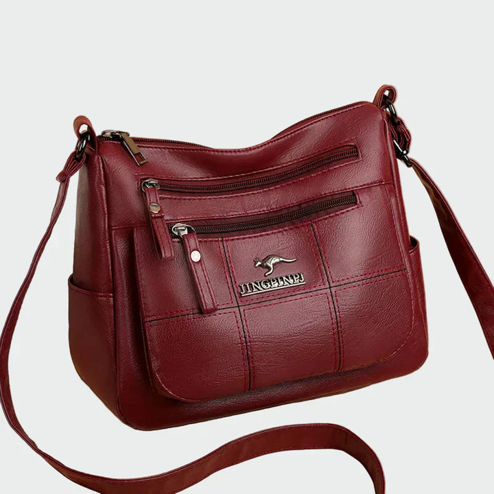 Hanna | Bordó praktikus crossbody táska