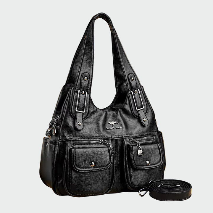 Panna | Barna női válltáska öko bőr