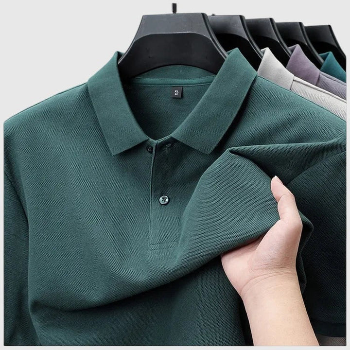 Aladár | Férfi pamut póló elegáns