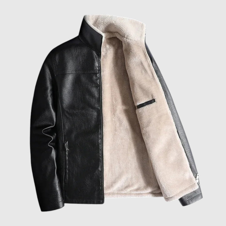 Milen | Férfi bőrkabát stílusos és kényelmes 