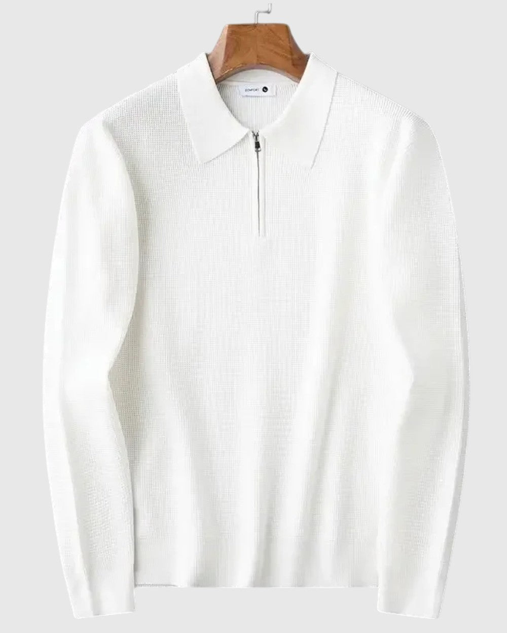 Ákos | Cipzáras férfi elegáns pulóver