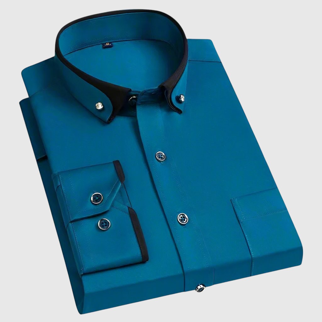 Jan | Kontrasztos férfi ing elegáns