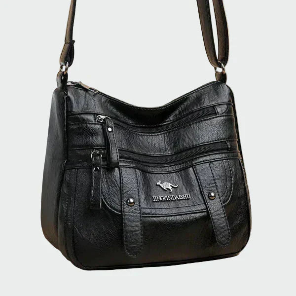 Boglárka | Barna crossbody táska puha