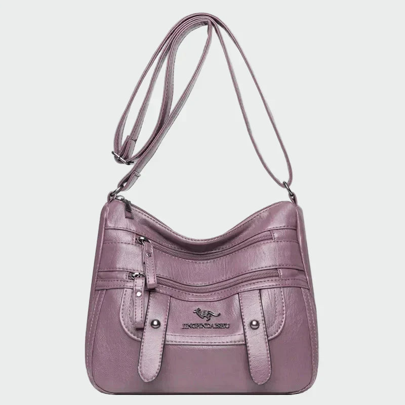 Boglárka | Barna crossbody táska puha