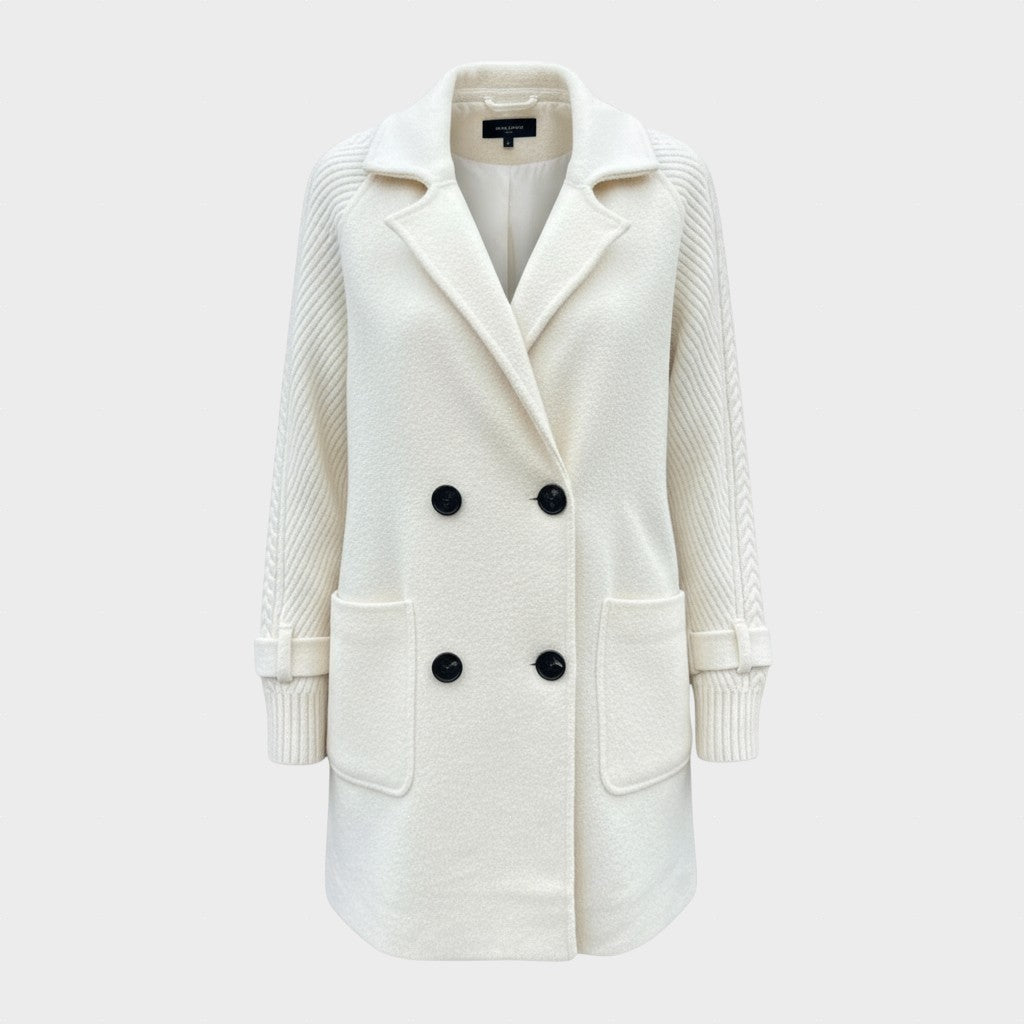 Rózsa | Középhosszú kabát dupla gombolással