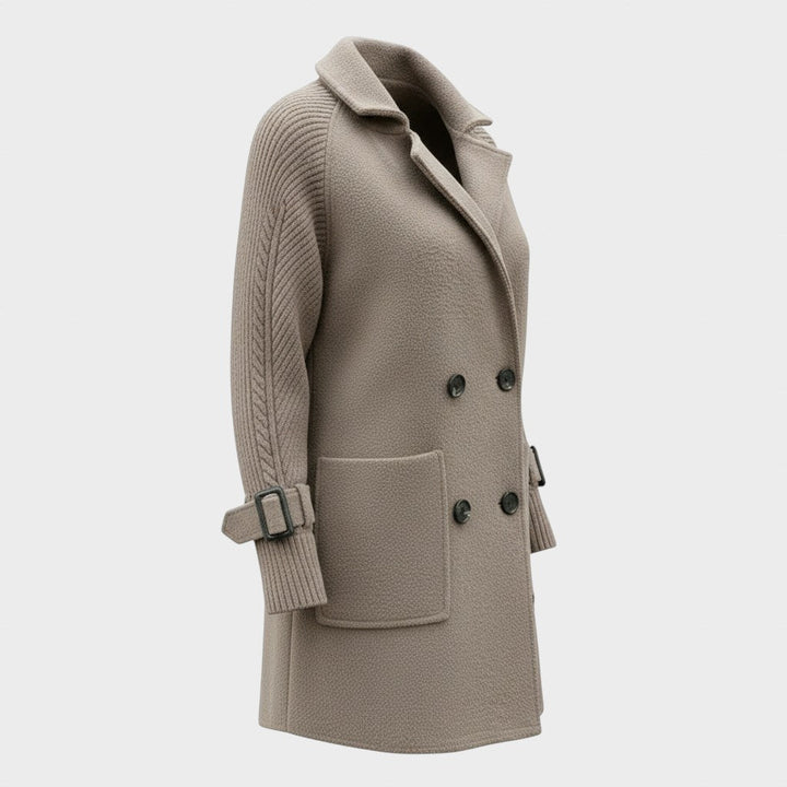 Rózsa | Középhosszú kabát dupla gombolással