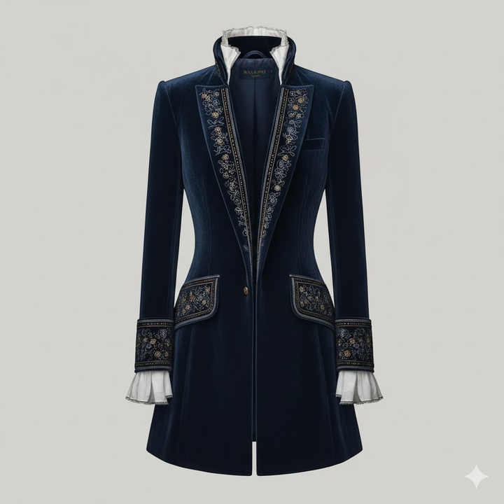 Nuria | Elegáns bársonykabát