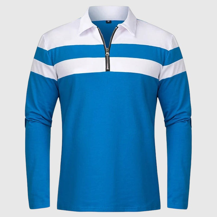 Ábel | Cipzáros elegáns férfi pulóver