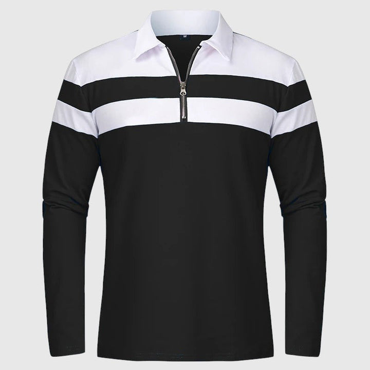 Ábel | Cipzáros elegáns férfi pulóver