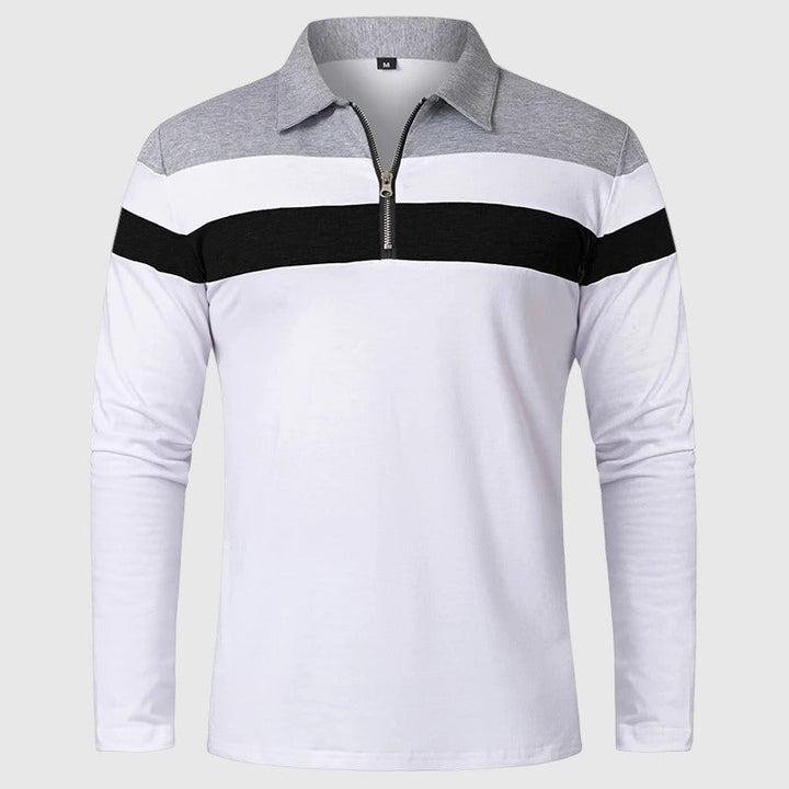 Ábel | Cipzáros elegáns férfi pulóver